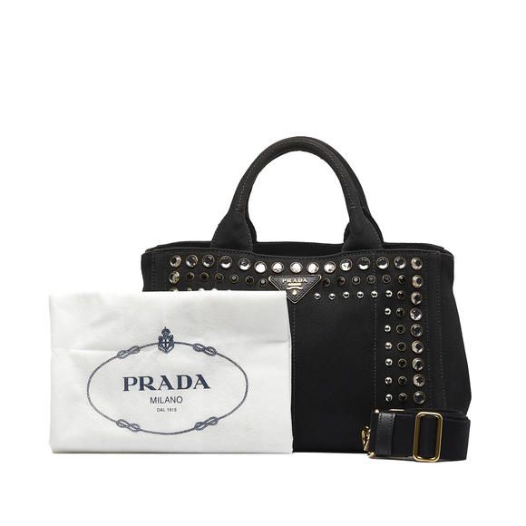 PRADA Canapa Bijoux Satchel - Picture 11 of 11